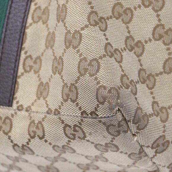 Gucci Backpack Beige Supreme Coated Canvas GG Monogram Web READ - Picture 7 of 15